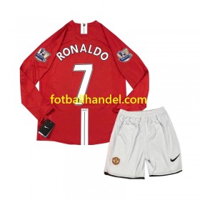 Barn Fotballdrakter Manchester United Cristiano Ronaldo 7 2007 Hjemme Retro Langermet
